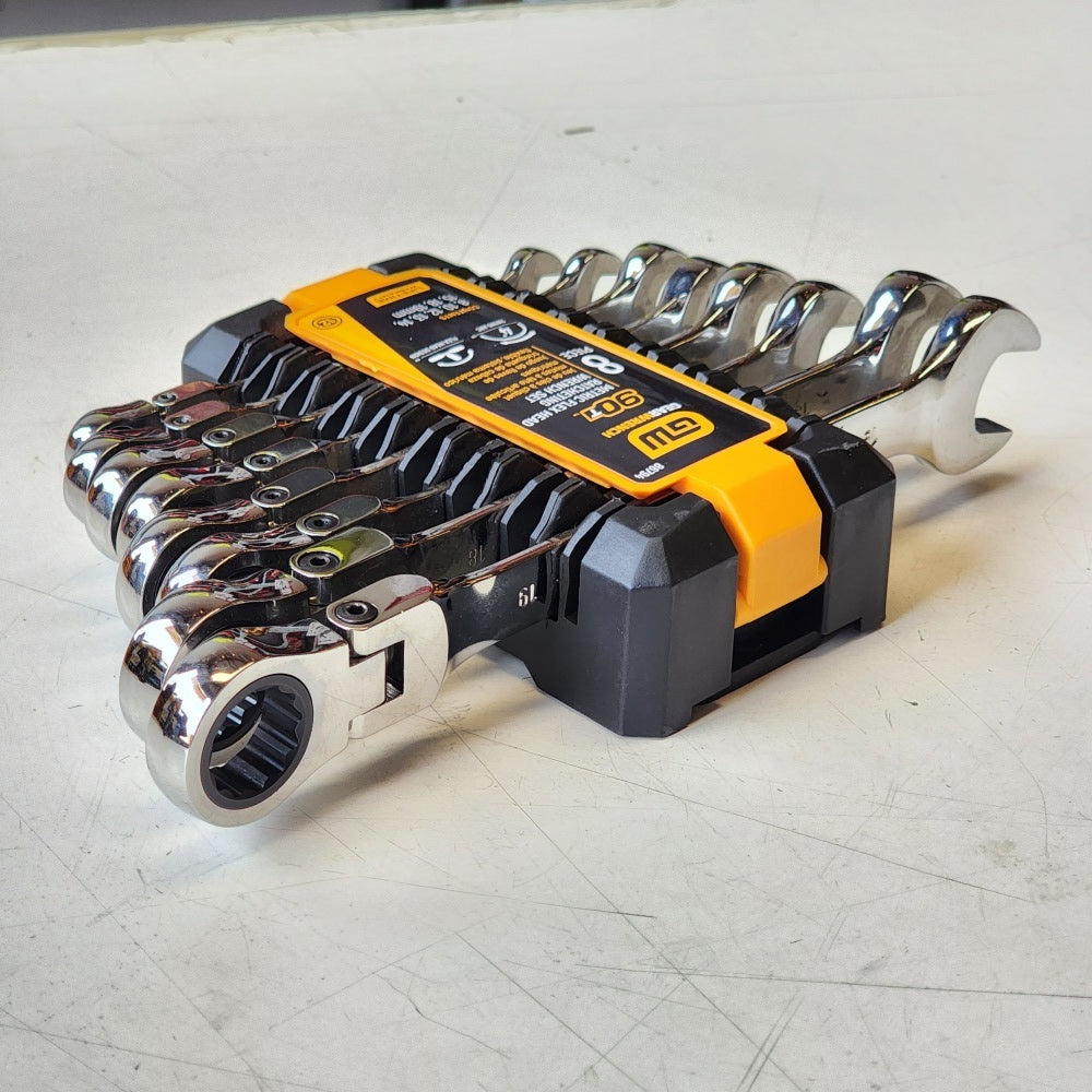 Metric 90-Tooth Flex Head Combination Ratcheting Wrench Metric 90-Tooth Flex Head Combination Ratcheting Wrench